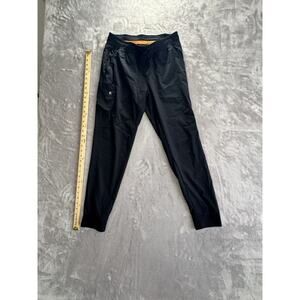 Scrub Joy Black Jogger Straight Leg Medical Scrubs Sz M Elastic Waist